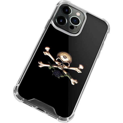 Alchemy Skull and Crossbones iPhone 13 Pro Max Clear Case